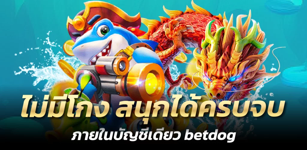 ไม่มีโกง สนุกได้ครบจบ ภายในบัญชีเดียว betdog